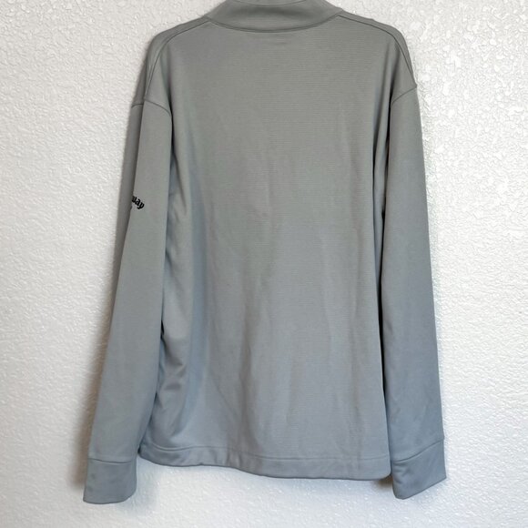 Callaway Weather Series Broadmoor Invitation  Pullover XL Gray 1/4 Zip Golf Tech - Picture 2 of 9